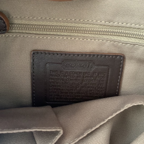 Coach white leather tassel bag - Picture 5 of 6